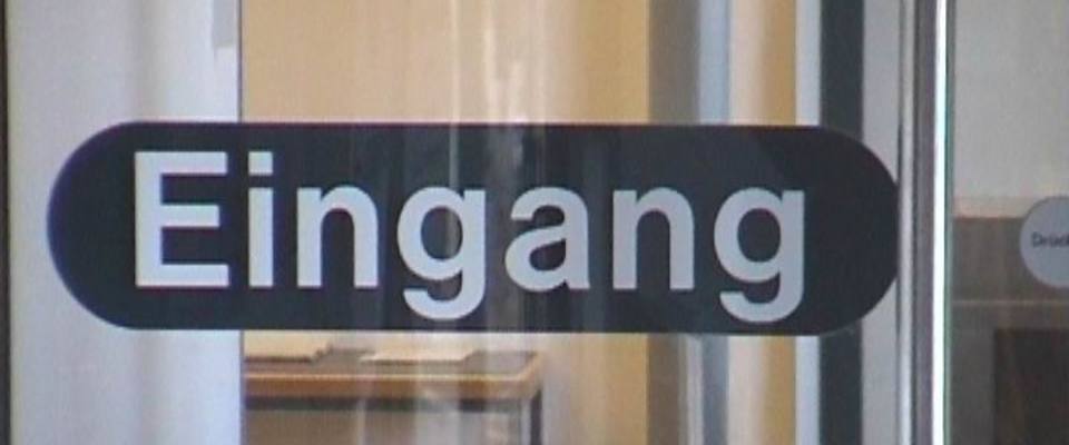 Eingangsschild