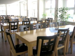Gästeraum der Kantine im Landgerichtsgebäude Gästeraum der Kantine im Landgerichtsgebäude